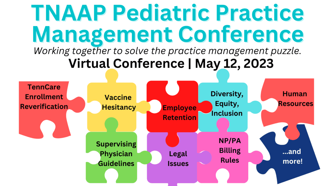 This image portrays Pediatric Practice Management Conference by TNAAP.